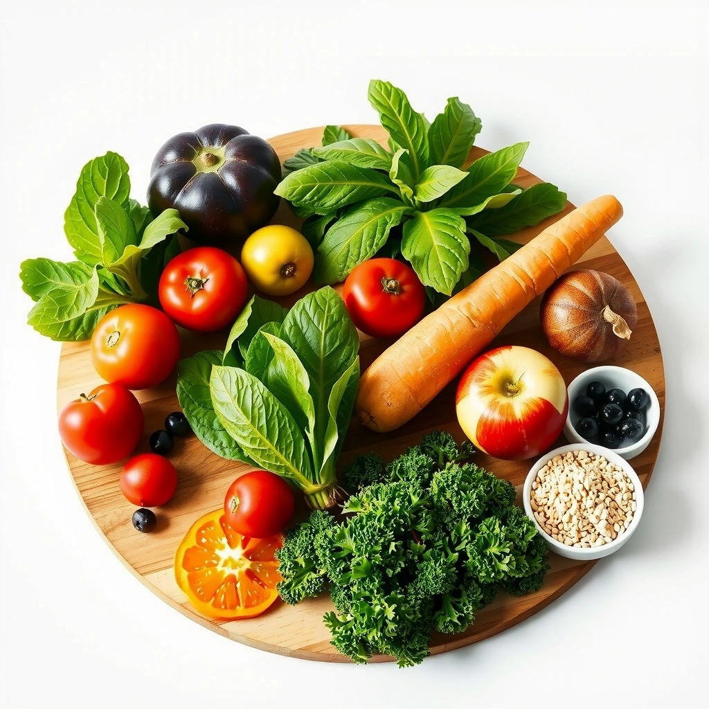 Zdrowe odżywianie - świeże warzywa i owoce